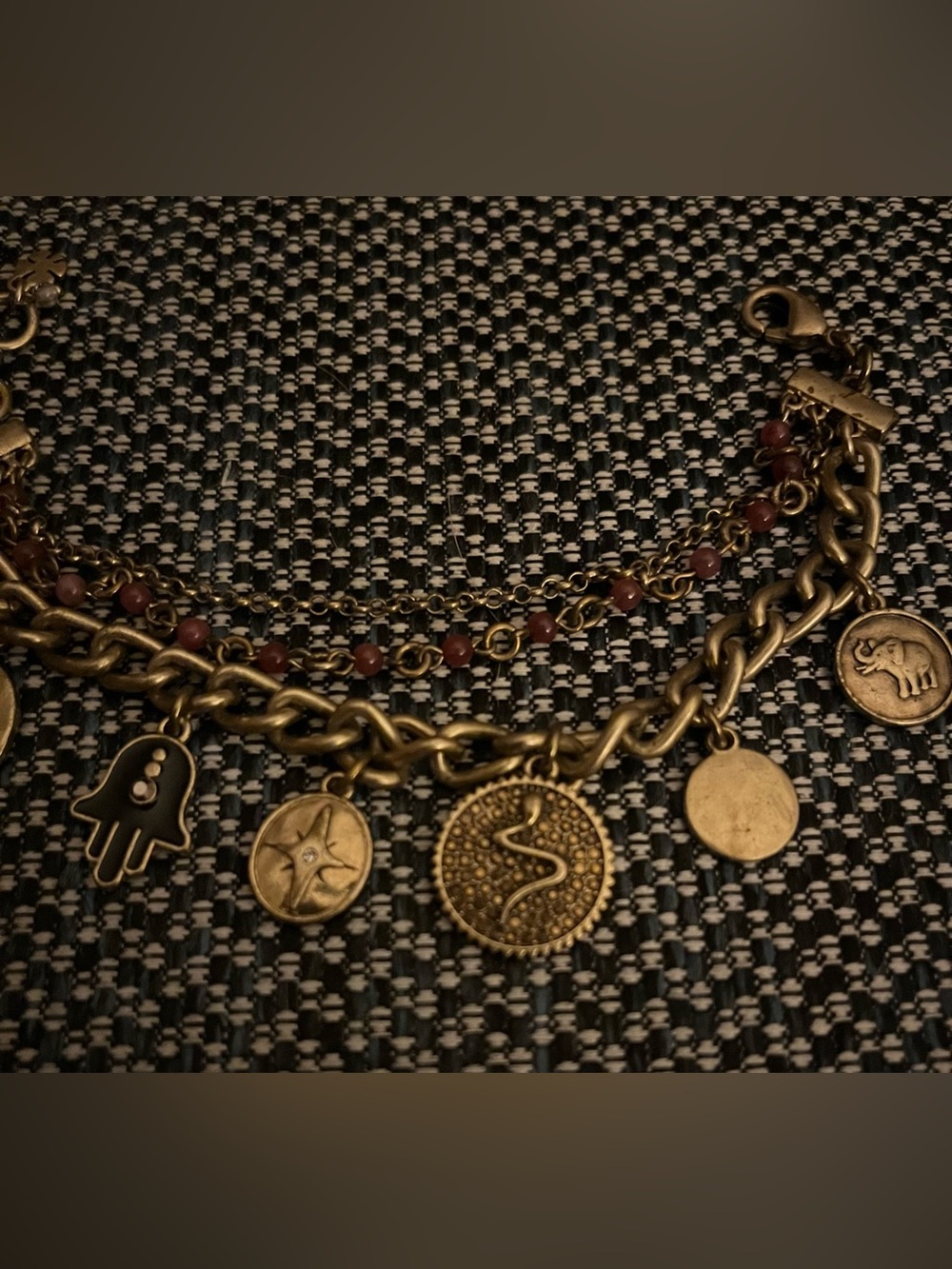 *Rare* Lucky Brand Multi-Strand Good Luck Charm Bracelet - Picture 8 of 10